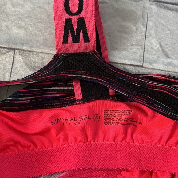 Material Girl Active WORK IT tank top size small - Picture 6 of 8